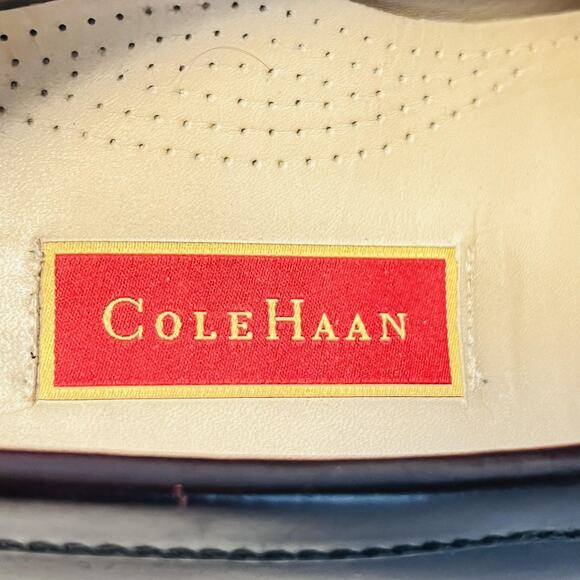 Cole Haan Shoes Mens 10 Brown Leather Tassel Loafers Slip On Dress Classic main image 5